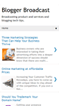Mobile Screenshot of bloggerbroadcast.com